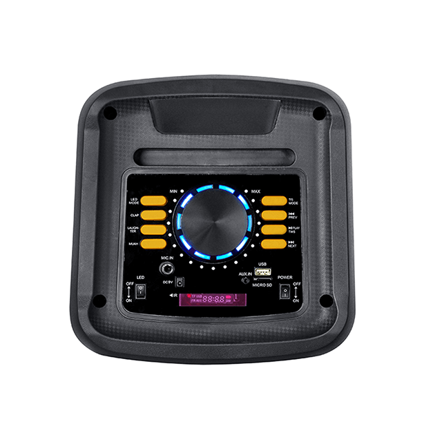 6 Inch Hot Sales Bluetooth Rechargeable Speaker With Colorful Full Panel Light