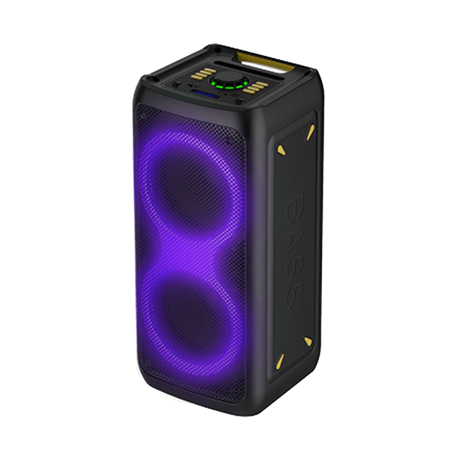 6 Inch Hot Sales Bluetooth Rechargeable Speaker With Party Ring Light