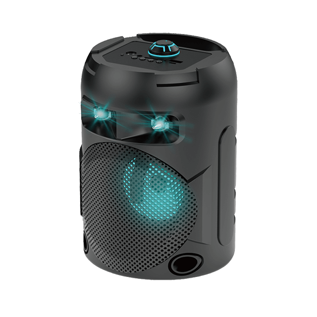 4 Inch Portable Bluetooth Rechargeable Speaker With RGB Flashing Light