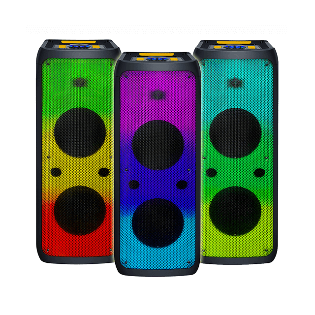 10 Inch Hot Sales Bluetooth Rechargeable Speaker With Party Flame Light