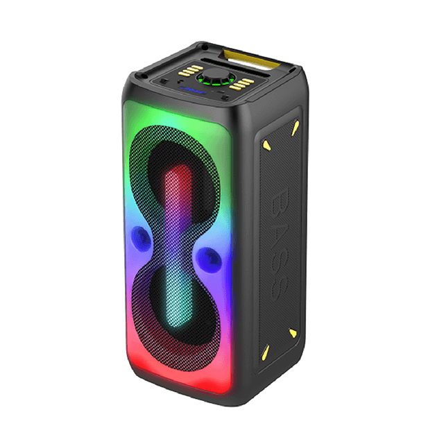 6 Inch Hot Sales Bluetooth Rechargeable Speaker With Colorful Full Panel Light