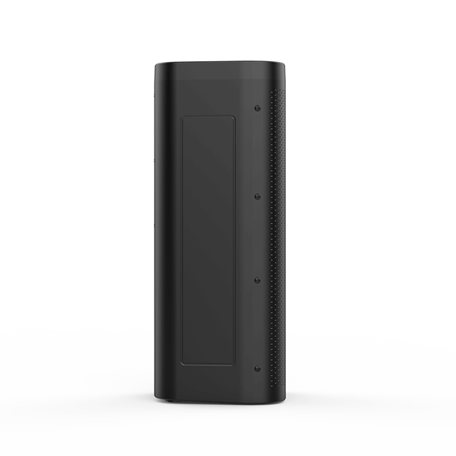 New Dual 4 Inch Portable Bluetooth Rechargeable Speaker With RGB Ring Lights 