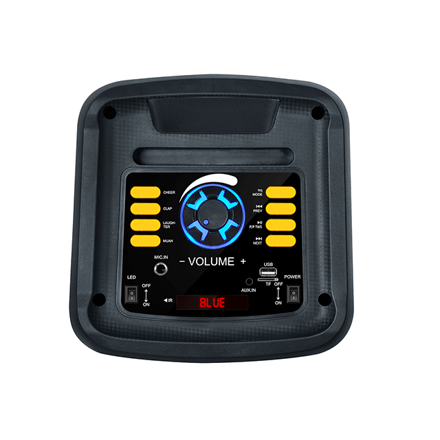 6 Inch Hot Sales Bluetooth Rechargeable Speaker With RGB Ring Light