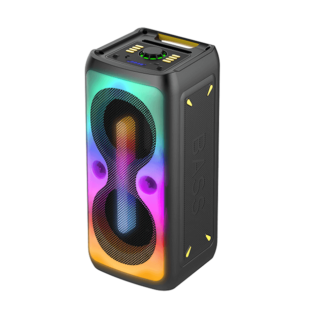 6 Inch Hot Sales Bluetooth Rechargeable Speaker With Colorful Full Panel Light