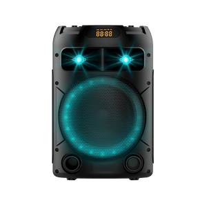 4 Inch Portable Bluetooth Rechargeable Speaker With RGB Ring Light