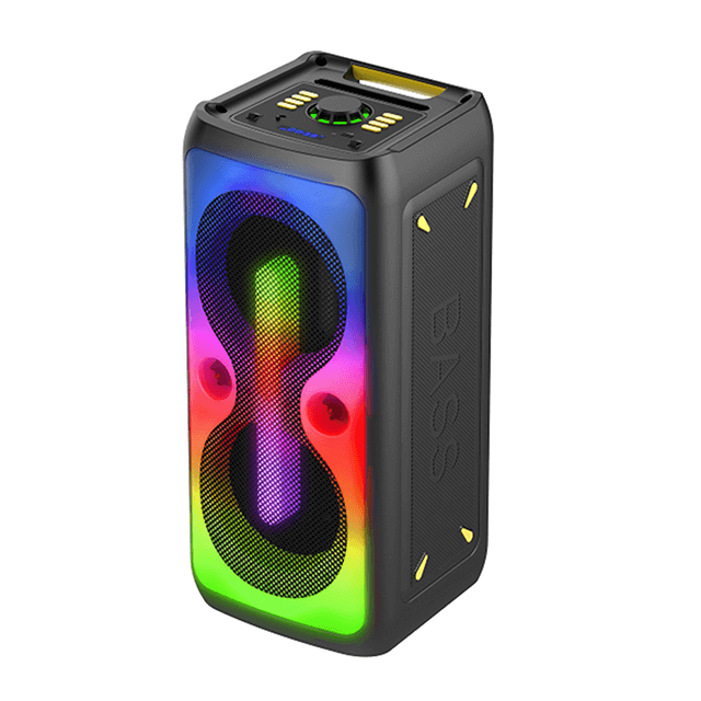 6 Inch Hot Sales Bluetooth Rechargeable Speaker With Colorful Full Panel Light