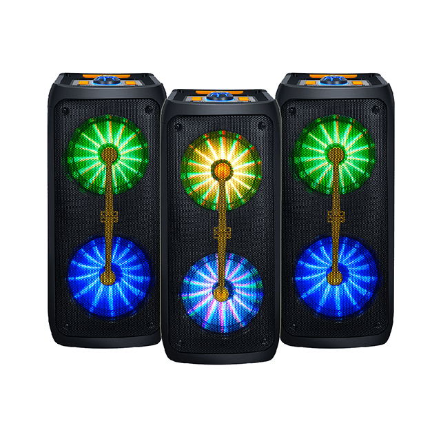 6 Inch Hot Sales Bluetooth Rechargeable Speaker With RGB Flashing Light