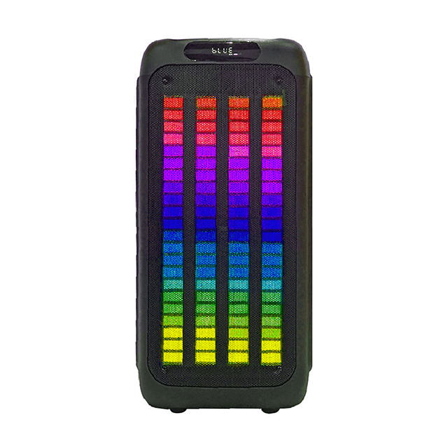 Dual 8 Inch Bluetooth Rechargeable Speaker With RGB Liquid Motion Light